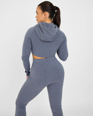 Lounge Cropped Hoodie
