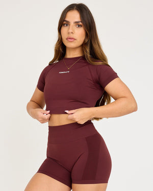 Evolve Seamless SS Crop Top