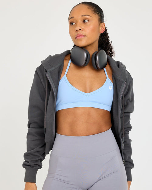 Core Classic Cropped Zip huppari