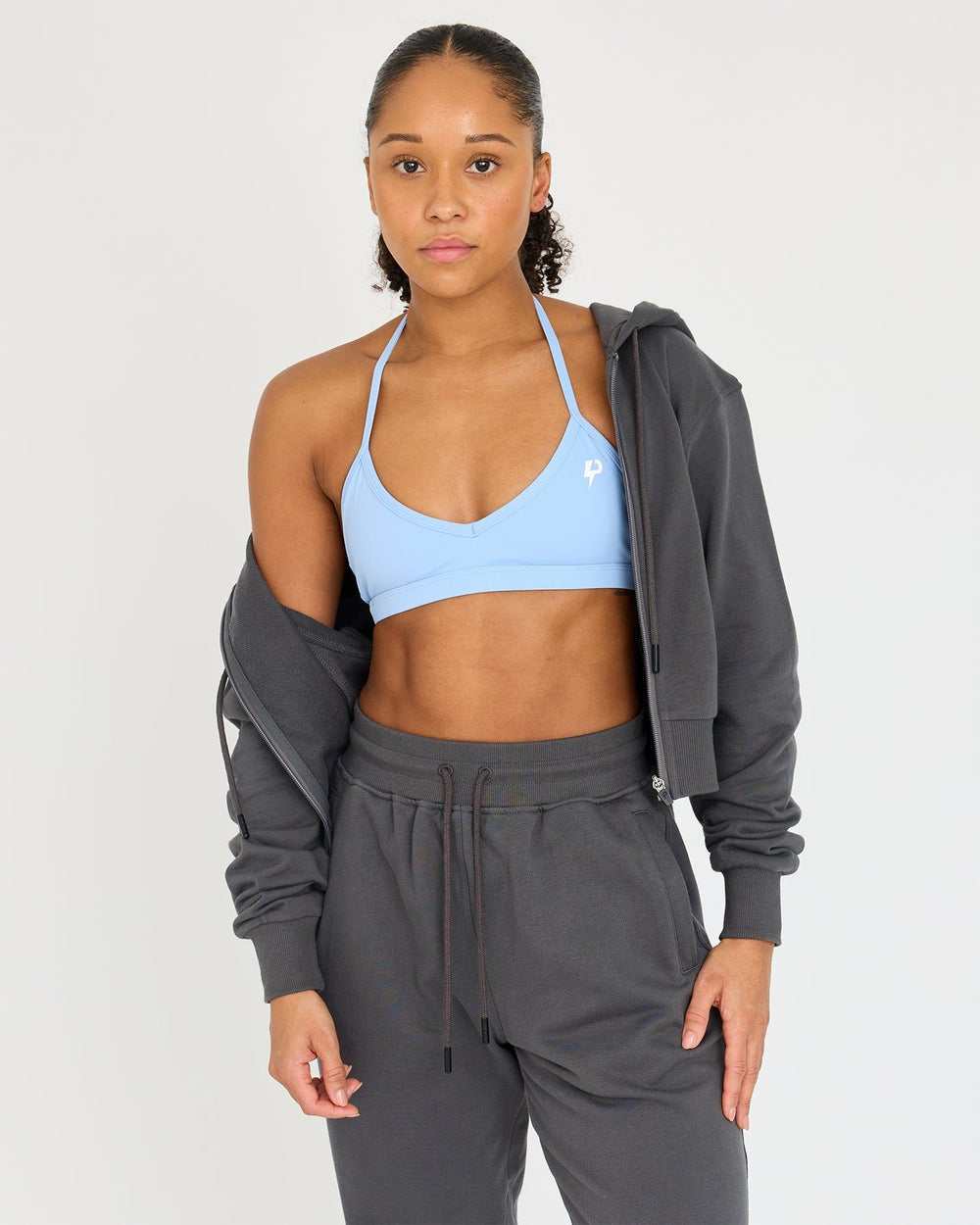 Core Classic Cropped Zip Hoodie