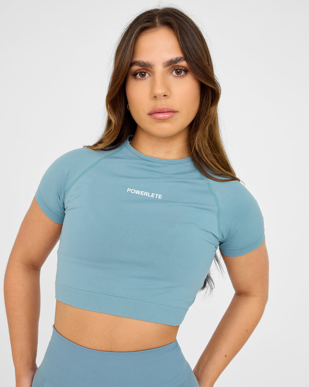 Evolve Crop Top SS senza cuciture